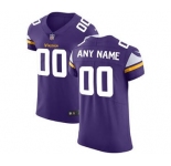 Men's Minnesota Vikings Customized Purple Team Color Vapor Untouchable Custom Elite Football Jersey