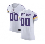 Men's Minnesota Vikings Customized White Vapor Untouchable Custom Elite Football Jersey