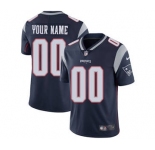 Youth New England Patriots Customized Navy Blue Team Color Custom Football Jersey