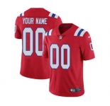 Youth New England Patriots Customized Red Alternate Custom Football Jersey