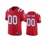 Youth Patriots Custom Red Football Stitched Vapor Limited 100th Season Jersey