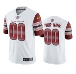 Men's Washington Commanders Customized 2022 White Vapor Untouchable Stitched Jersey