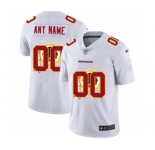 Men's Washington Football Team Custom White Team Logo Dual Overlap Limited Football Jersey