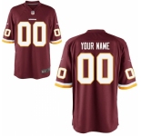 Men's Washington Redskins Nike Burgundy Custom Game Jersey