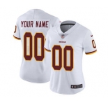 Women's Washington Redskins Customized White Road Jersey