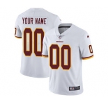 Youth Washington Redskins Customized White Custom Football Jersey