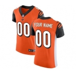 Men's Cincinnati Bengals Customized Orange Alternate Vapor Untouchable Custom Elite Football Jersey