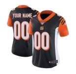 Women's Cincinnati Bengals Black Home Customized Jersey