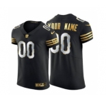 Men's Chicago Bears Custom Black Edition Vapor Untouchable Elite Football Jersey