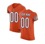 Men's Chicago Bears Customized Orange Alternate Vapor Untouchable Custom Elite Football Jersey