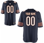 Men's Chicago Bears Nike Navy Custom Game Jersey