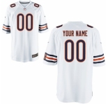 Nike Men's Chicago Bears Customized Game White Jersey