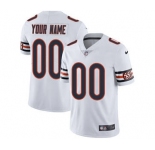 Youth Chicago Bears Customized White Custom Football Jersey