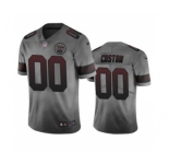 Men's Chiefs Customized Vapor Limited City Edition Smoky Jersey