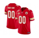 Men's Kansas City Chiefs Active Player Custom Red 2023 F.U.S.E. With NKH Patch Vapor Untouchable Limited Football Stitched Jersey