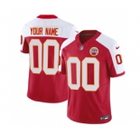 Men's Kansas City Chiefs Active Player Custom Red White 2023 F.U.S.E. Vapor Untouchable Limited Football Stitched Jersey
