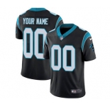 Men's Carolina Panthers Customized Black Team Color Vapor Untouchable Custom Limited Football Jersey