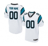 Men's Carolina Panthers Customized White Custom Elite Football Jersey