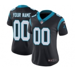 Women's Carolina Panthers Black Home Customized Jersey