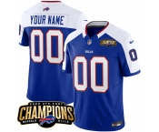 Men's Buffalo Bills Active Player Custom Blue White 2023 F.U.S.E. AFC East Champions Ptach Football Stitched Jersey