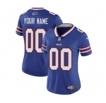 Women's Buffalo Bills Royal Blue Home Customized Jersey