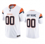 Men's Denver Broncos Active Player Custom White 2024 F.U.S.E. Vapor Limited Football Stitched Jersey
