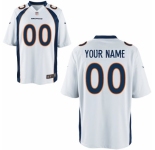 Nike Men's Denver Broncos Customized Game White Jersey