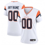 Women's Denver Broncos Active Player Custom White 2024 Stitched Jersey