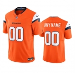 Youth Denver Broncos Active Player Custom Orange 2024 F.U.S.E. Vapor Limited Football Stitched Jersey