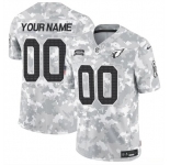 Men's Arizona Cardinals Active Player Custom 2024 F.U.S.E Arctic Camo Salute to Service Limited Football Stitched Jersey