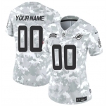 Women's Miami Dolphins Active Player Custom 2024 F.U.S.E Arctic Camo Salute To Service Limited Stitched Football Jersey