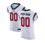Men's Houston Texans Customized White Vapor Untouchable Custom Elite Football Jersey