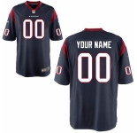 Men's Houston Texans Nike Navy Custom Game Jersey