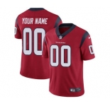 Youth Houston Texans Customized Red Alternate Custom Football Jersey