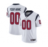 Youth Houston Texans Customized White Custom Football Jersey