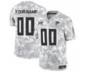 Men's Atlanta Falcons Active Player Custom 2024 F.U.S.E Arctic Camo Salute to Service Limited Football Stitched Jersey