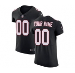 Men's Atlanta Falcons Customized Black Alternate Vapor Untouchable Custom Elite Football Jersey
