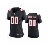 Women's Falcons Black Custom Throwback 2020 New Football Game Jersey