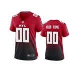 Women's Falcons Red Custom 2nd Alternate 2020 New Football Game Jersey