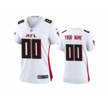 Women's Falcons White Custom 2020 New Football Game Jersey