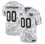 Men's New York Giants Active Player Custom 2024 F.U.S.E Arctic Camo Salute To Service Limited Stitched Football Jersey