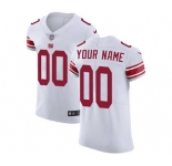 Men's New York Giants Customized White Vapor Untouchable Custom Elite Football Jersey