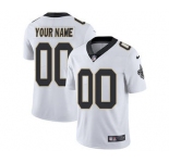 Men's New Orleans Saints Customized White Vapor Untouchable Custom Limited Football Jersey
