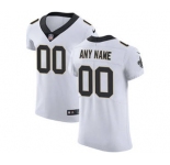Men's New Orleans Saints Customized White Vapor Untouchable Custom Elite Football Jersey