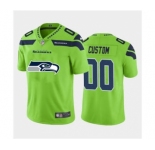 Men's Seahawks Custom Green Football Team Big Logo Fashion Vapor Limited Jersey