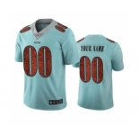 Men's Seahawks Customized Vapor Limited City Edition Light Blue Jersey