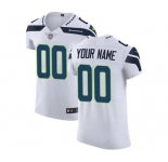 Men's Seattle Seahawks Customized White Vapor Untouchable Custom Elite Football Jersey