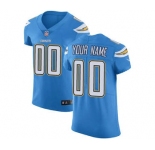 Men's Los Angeles Chargers Customized Electric Blue Alternate Vapor Untouchable Custom Elite Football Jersey