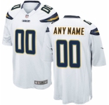 Nike Men's Los Angeles Chargers Customized Game White Jersey