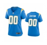 Women's Chargers Powder Blue Custom 2020 New Football Game Jersey